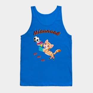 Miaunuel Soccer Design Tank Top